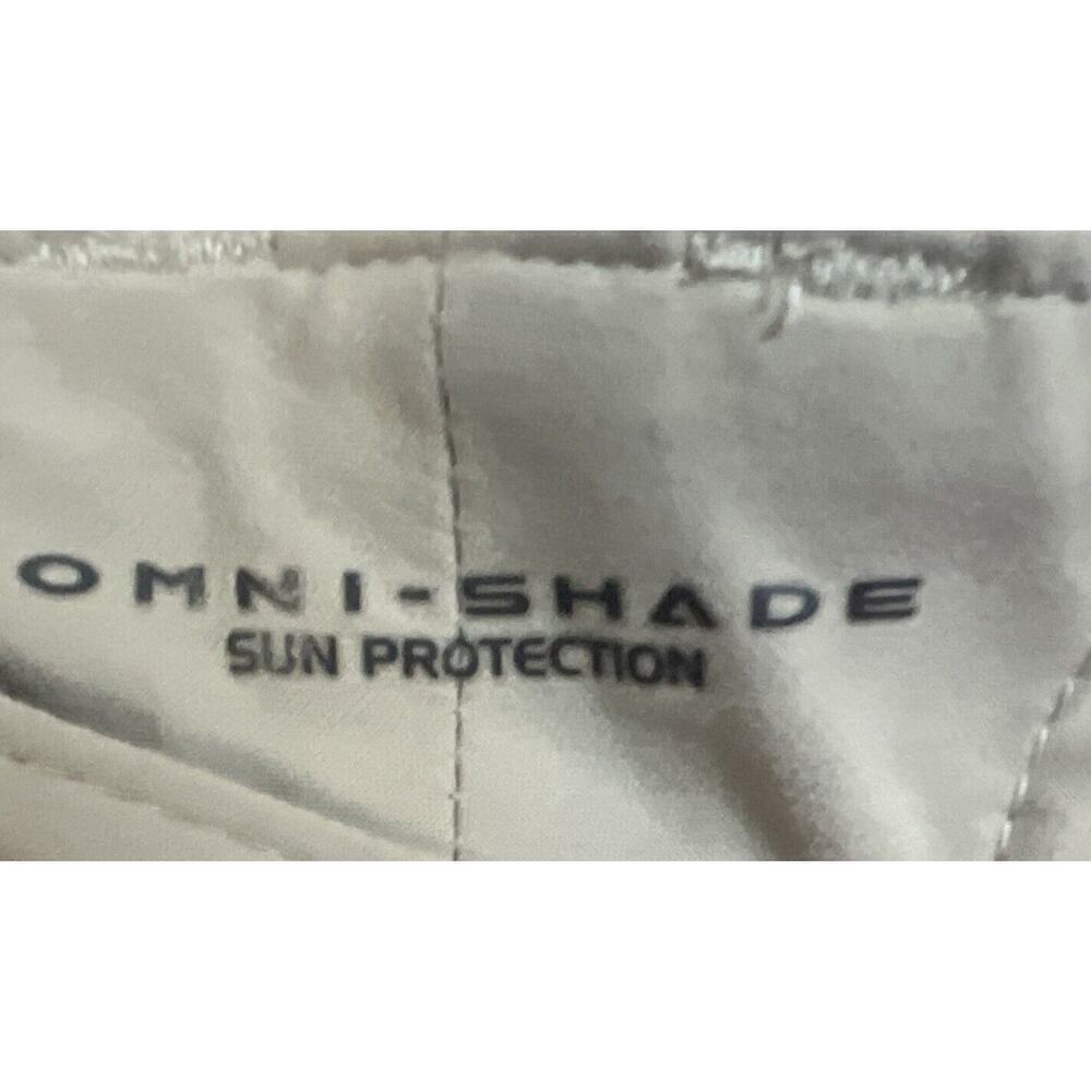 Columbia Omni Shade Capri Pants Women's 12 (32x18) Beige‎ Stretch Nylon 5 Pocket - Picture 2 of 8
